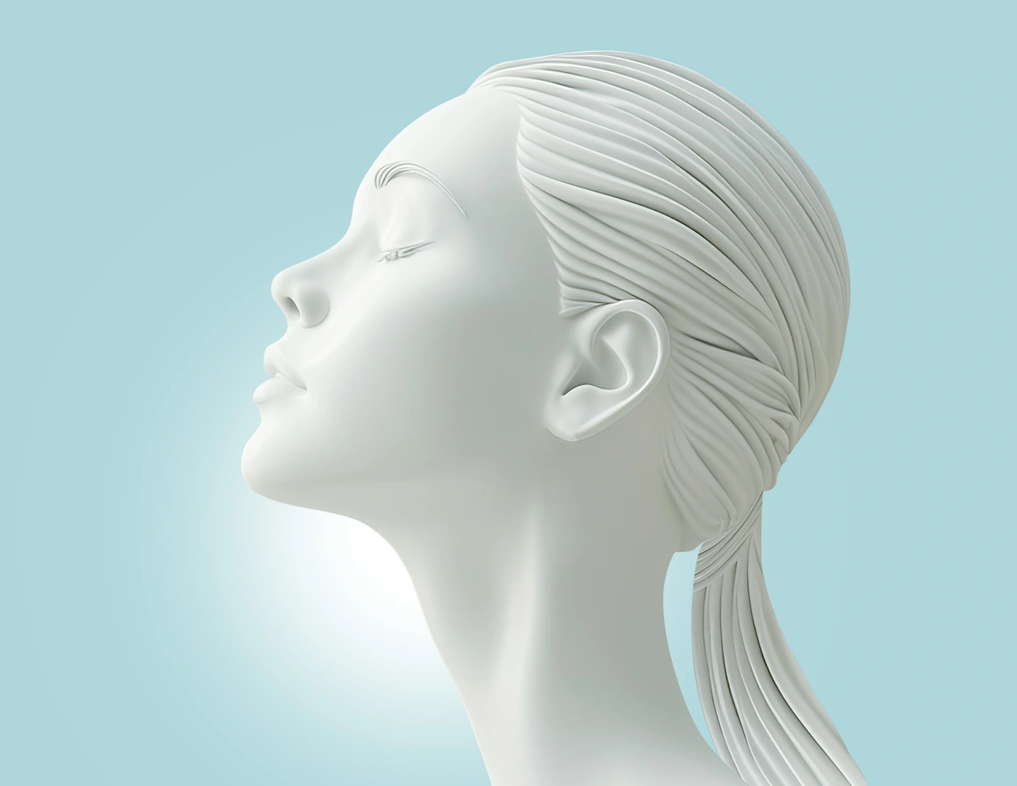 hero image presenting human head